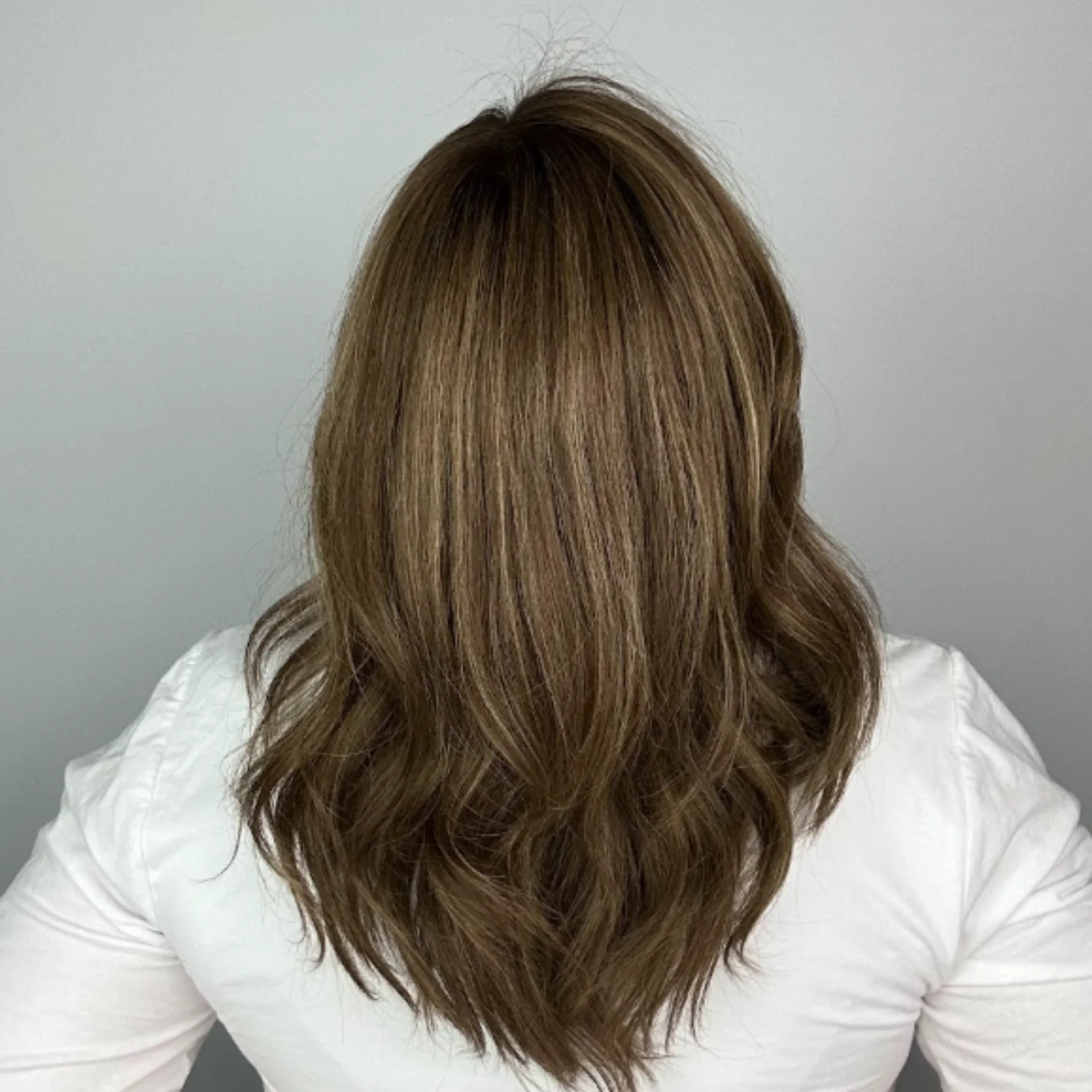 Clio 12 L PLUS | Remy Human Hair Topper (Reinforced Hand-Tied Base) - Image 3