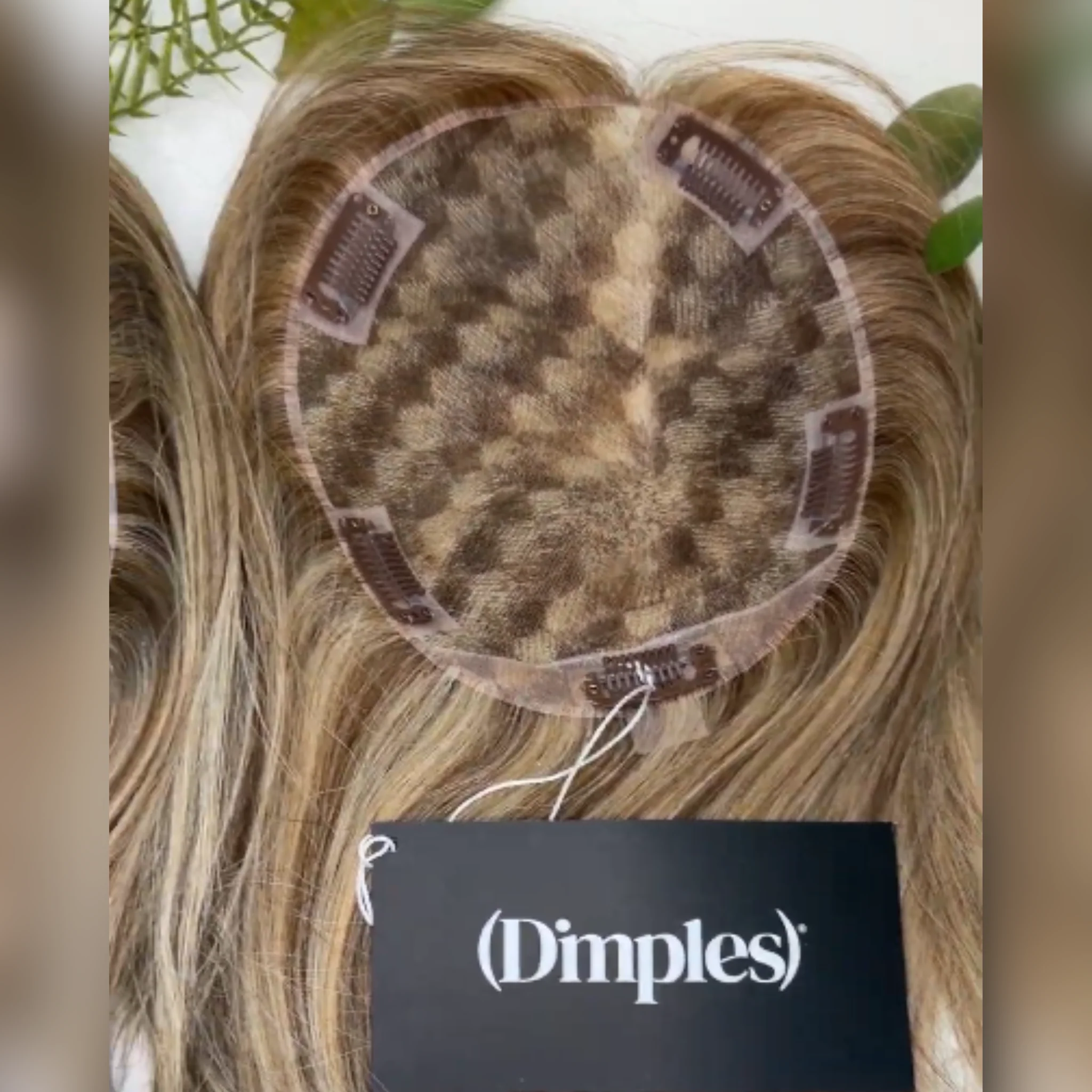 Clio 12 L PLUS | Remy Human Hair Topper (Reinforced Hand-Tied Base) - Image 5