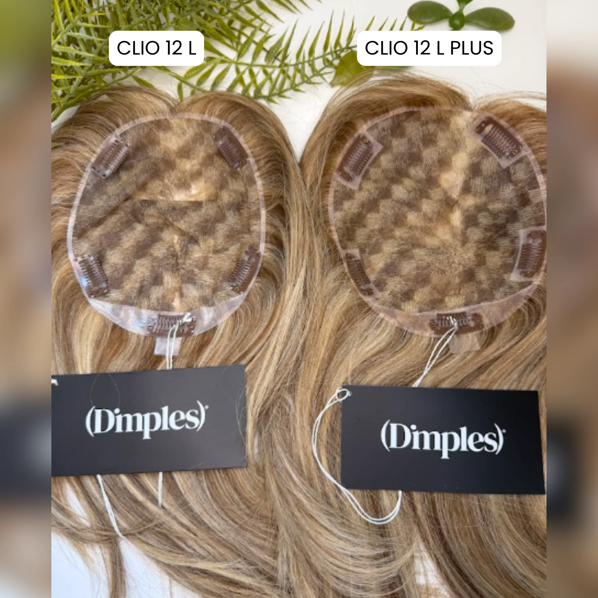 Clio 12 L PLUS | Remy Human Hair Topper (Reinforced Hand-Tied Base) - Image 6