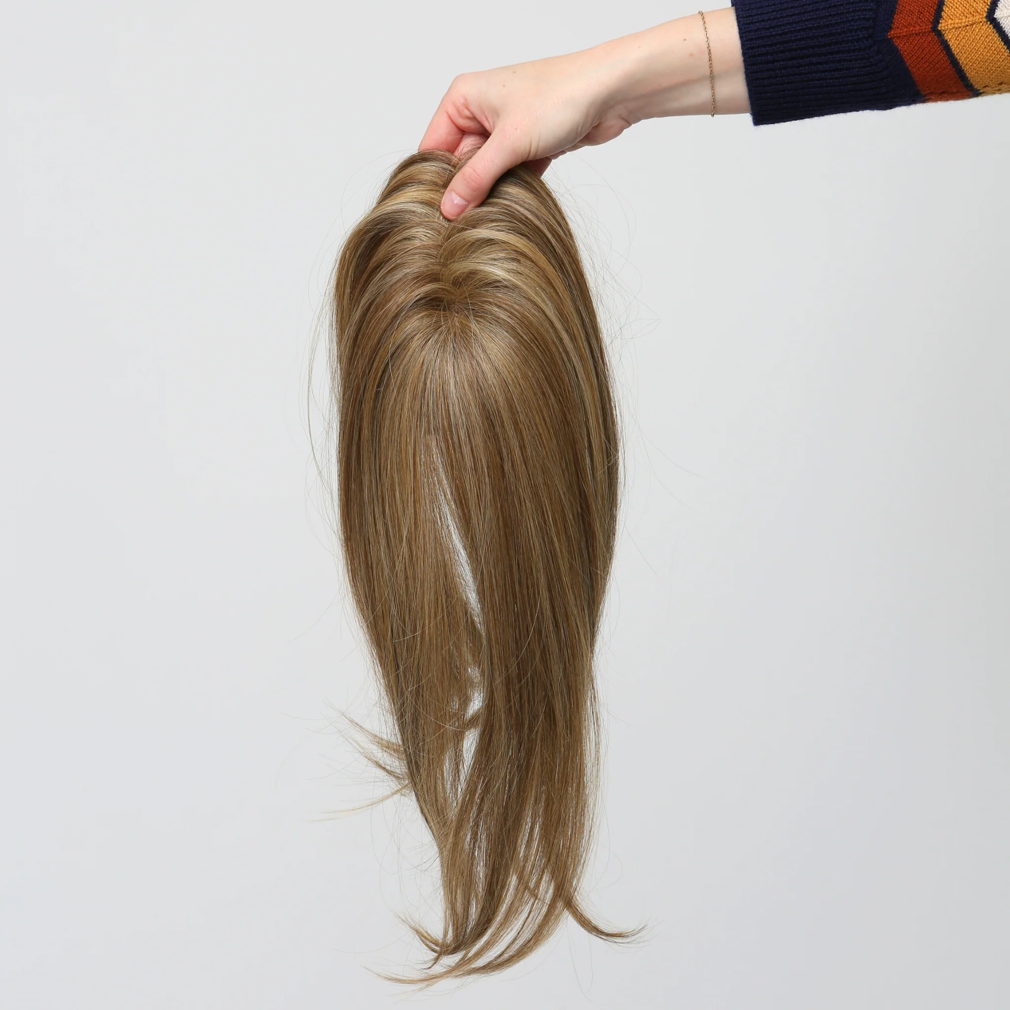 Clio 12 S | Remy Human Hair Topper (Hand-Tied) - Image 10