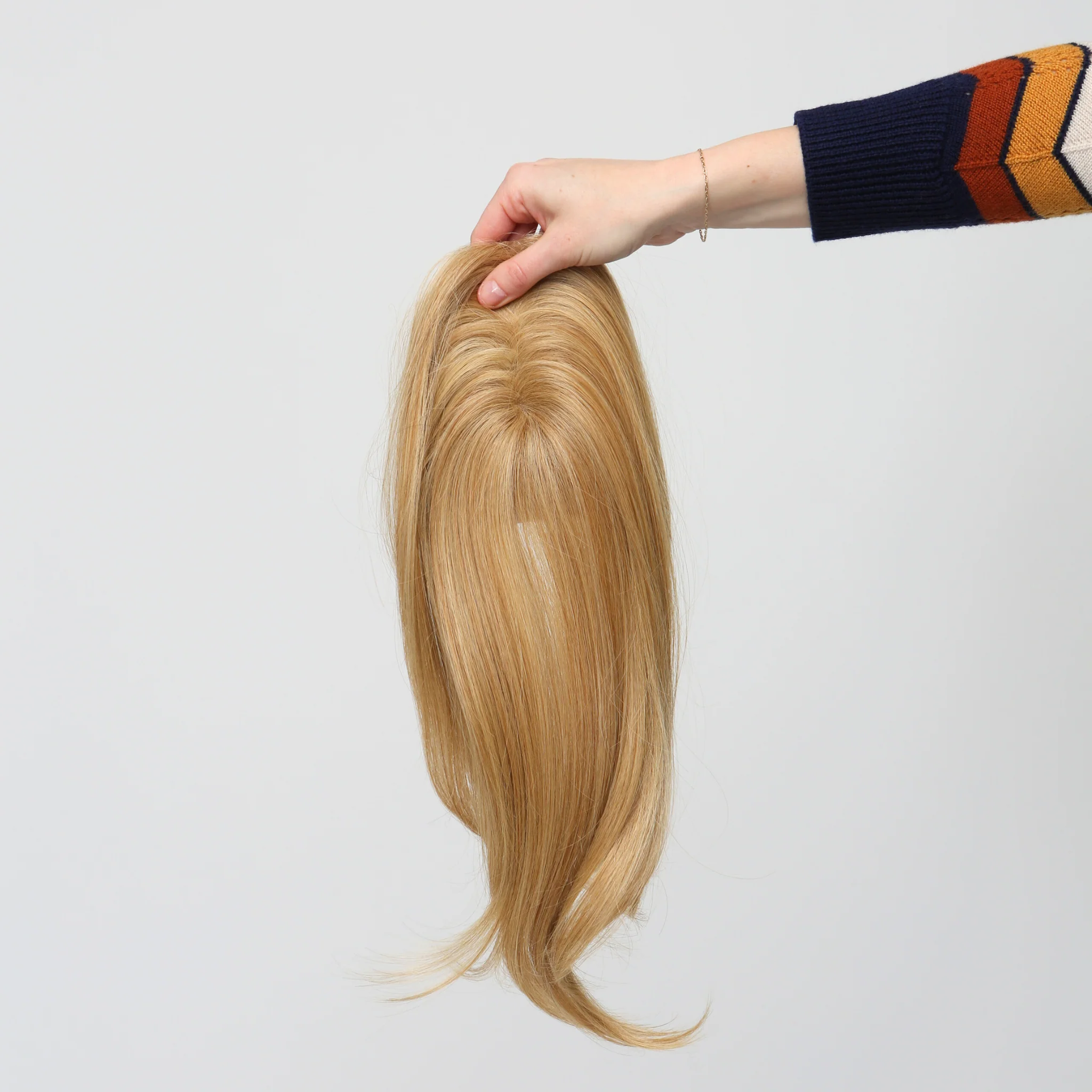 Clio 12 S | Remy Human Hair Topper (Hand-Tied) - Image 12