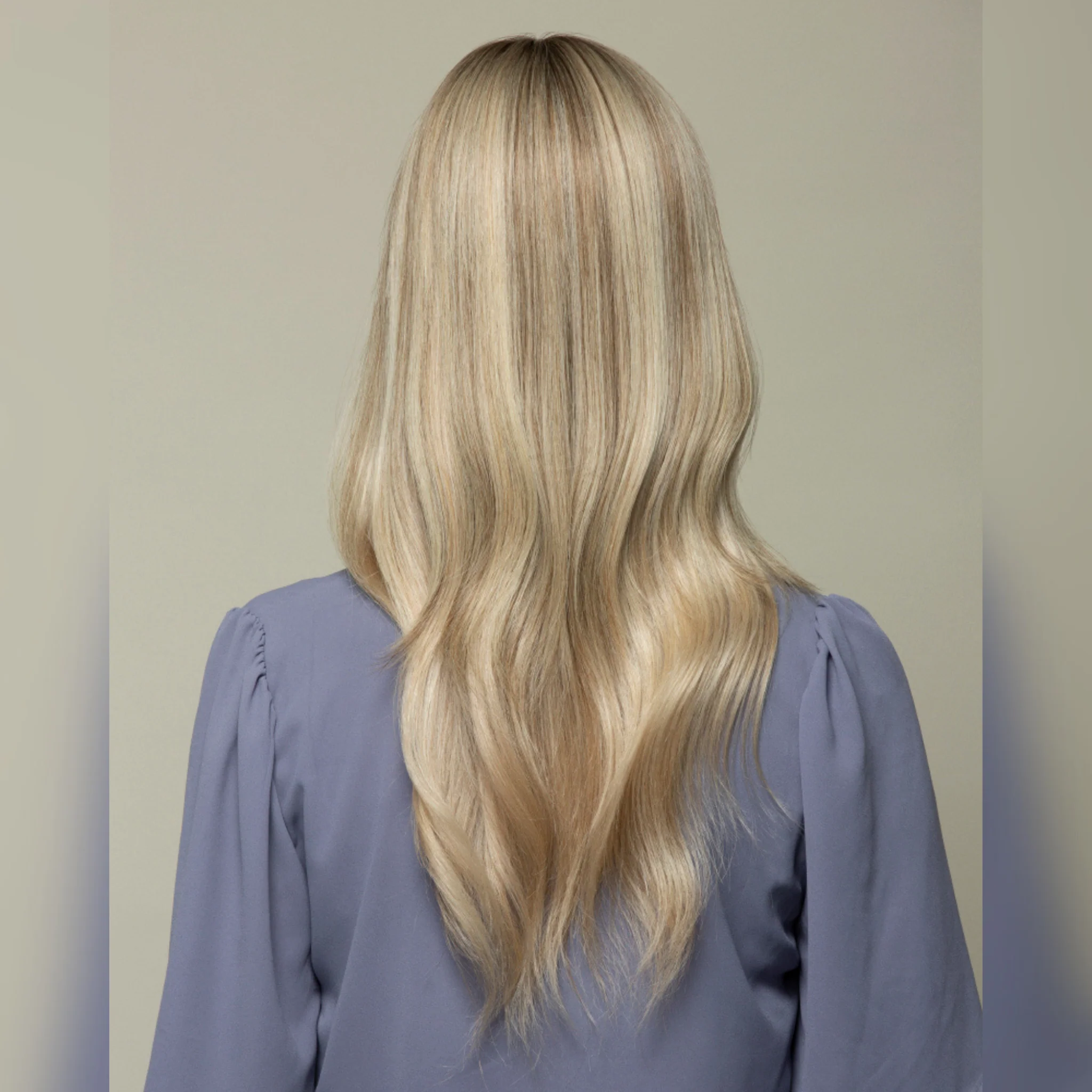 Clio 14 M PLUS | Remy Human Hair Topper (Reinforced Hand-Tied Base) - Image 3