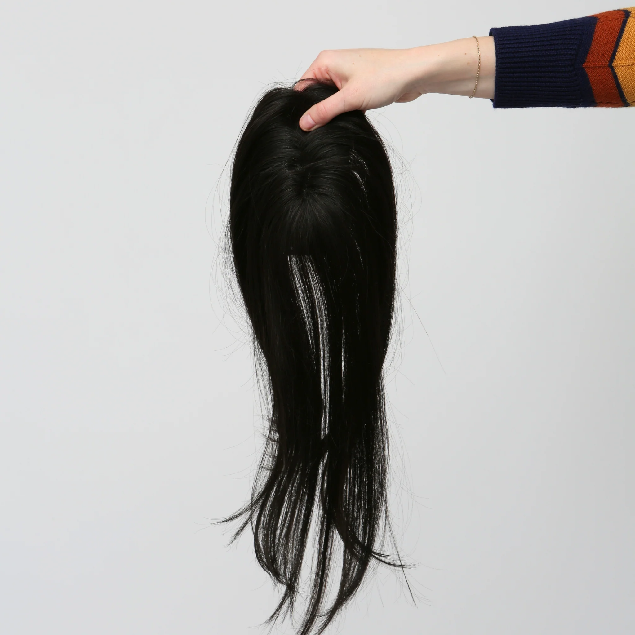 Clio 12 S | Remy Human Hair Topper (Hand-Tied) - Image 5