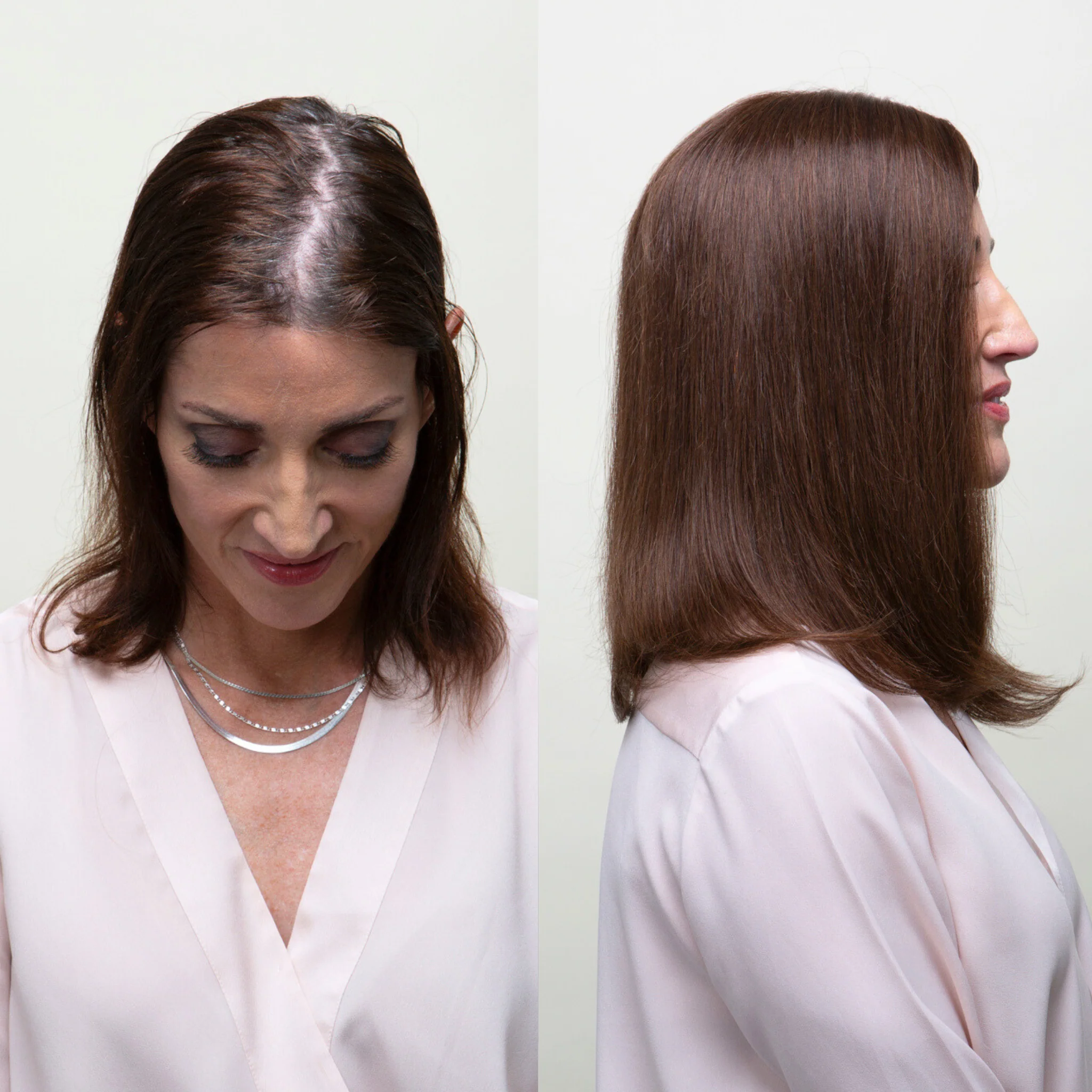 Clio 14 L French | Remy Human Hair Topper (Hand-Tied) - Image 3