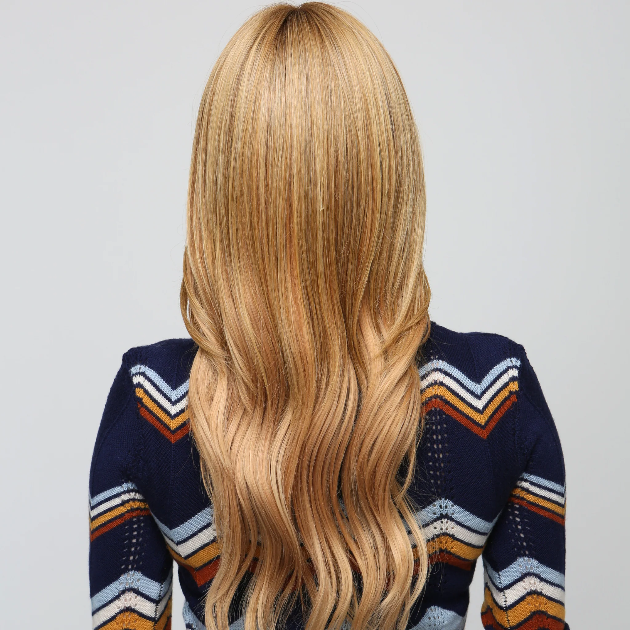 Clio 14 S | Hand-Tied Synthetic Hair Topper (Heat-Friendly) - Image 4