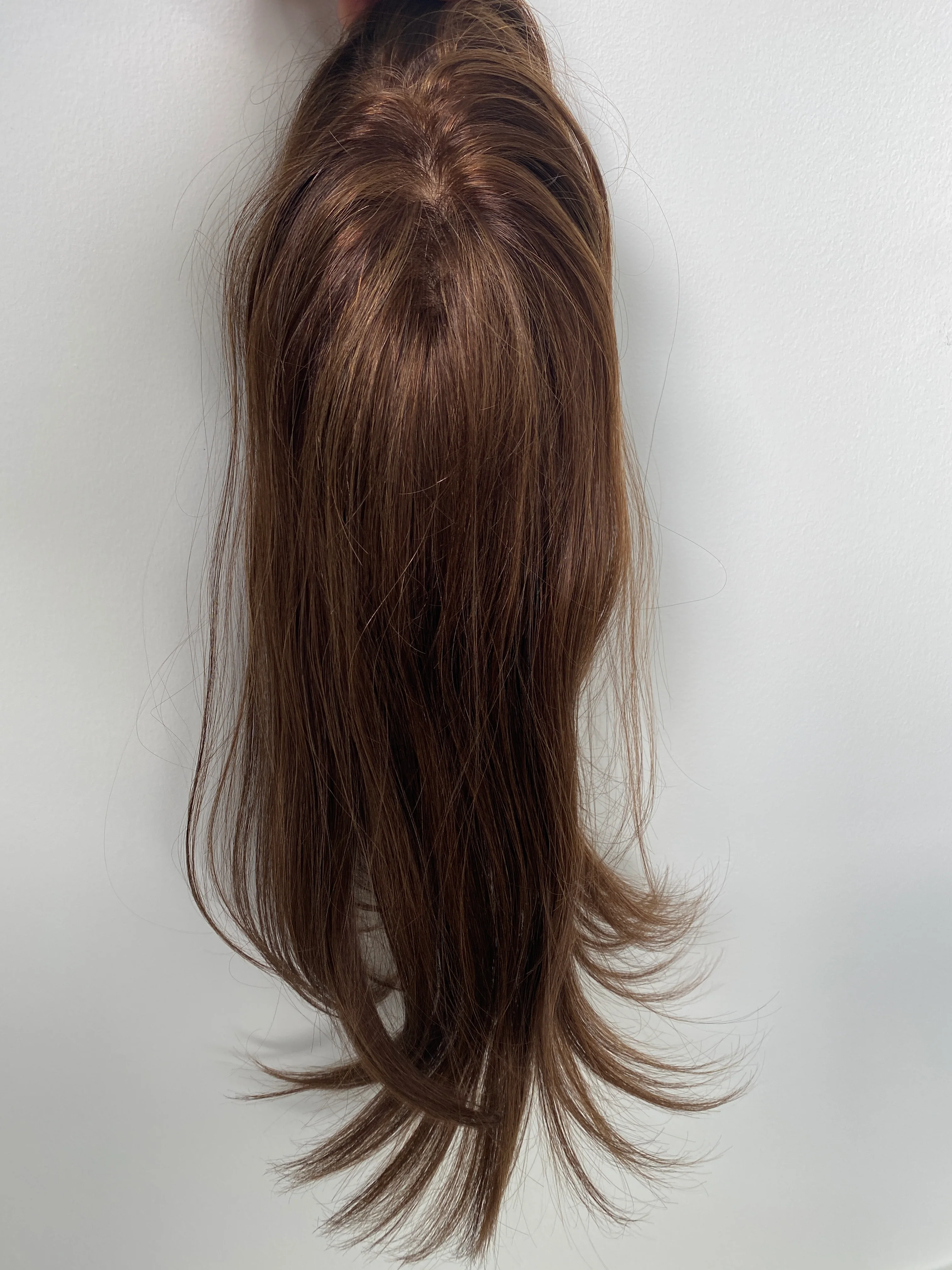 Clio 16 M French | Remy Human Hair Topper (Hand-Tied) - Image 7