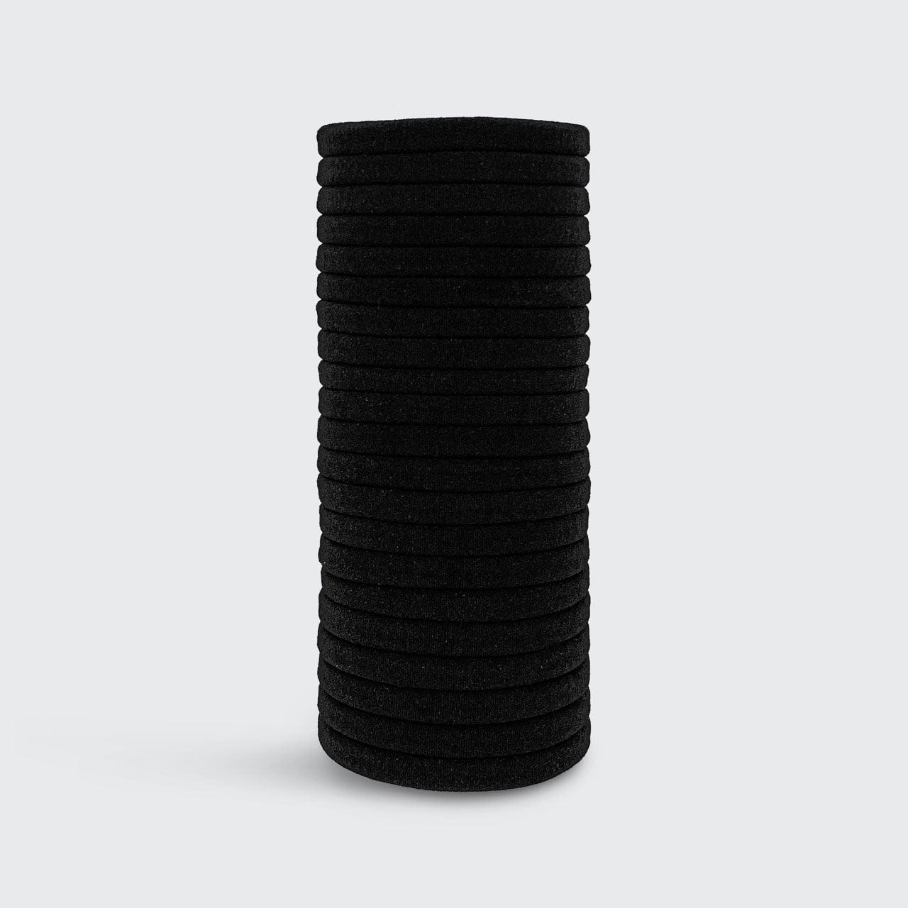 Elastic Hair Ties 20 Pack - Black - Image 2