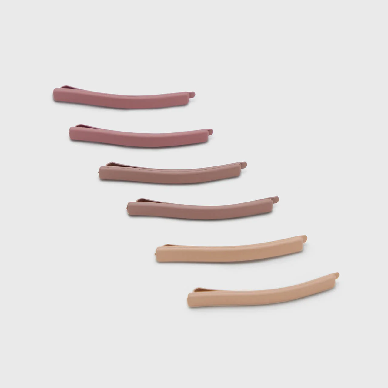 Enamel Bobby Pins 6pcs- Terracotta - Image 2