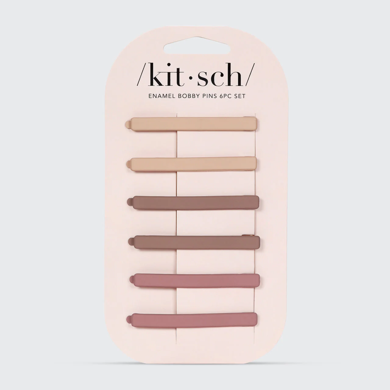 Enamel Bobby Pins 6pcs- Terracotta - Image 3