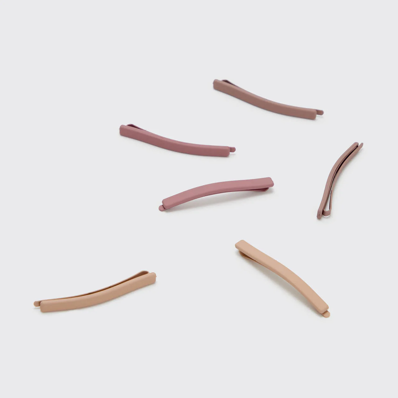 Enamel Bobby Pins 6pcs- Terracotta - Image 4