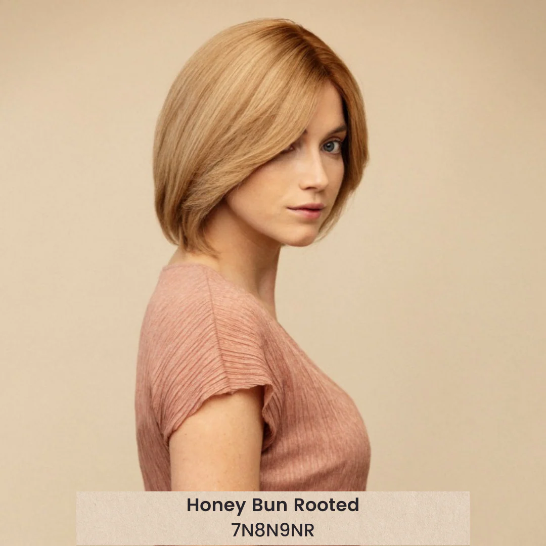 Hera 8" | Remy Human Hair Lace Front Wig (Hand-Tied) - Image 9