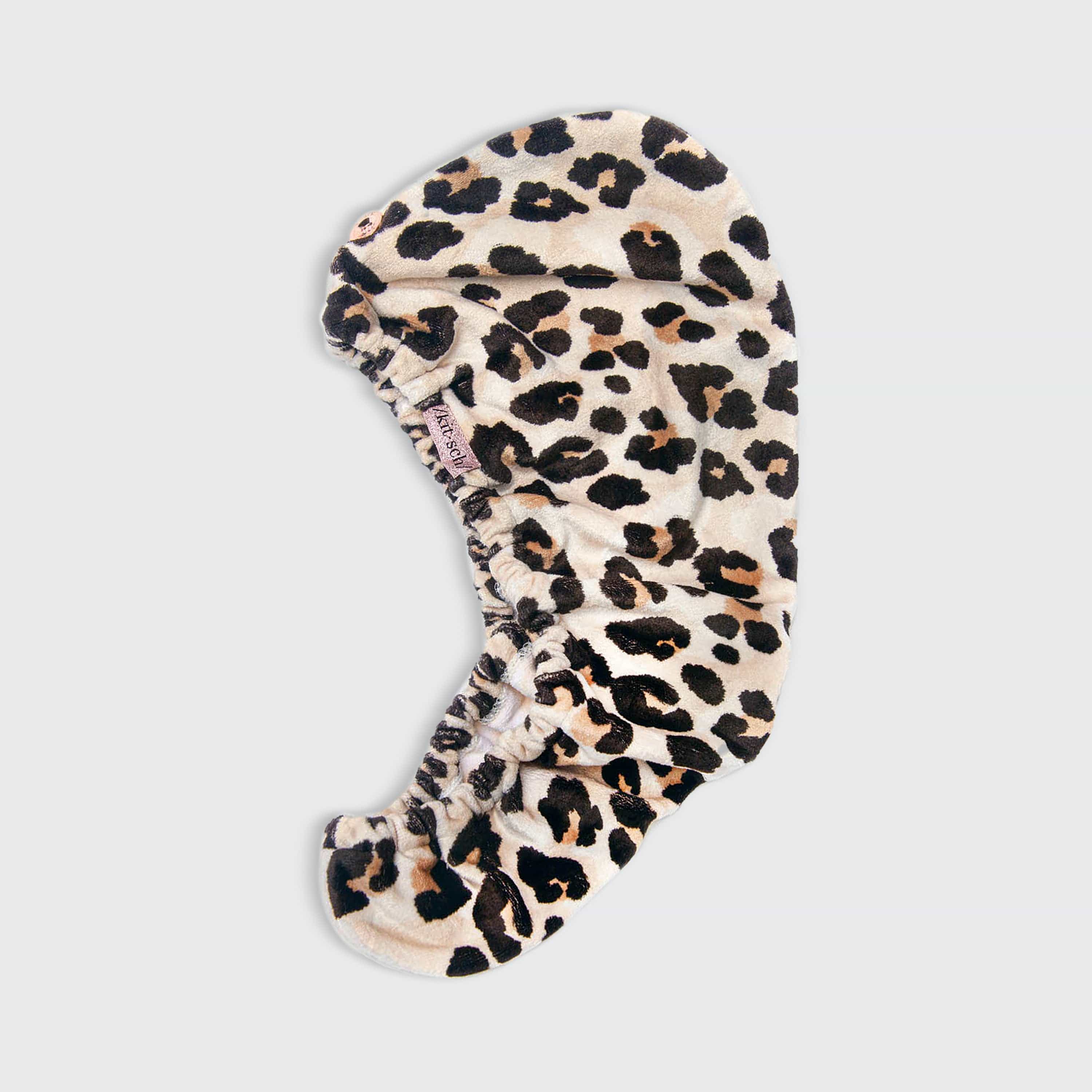 Microfiber Hair Towel in Leopard - Image 2