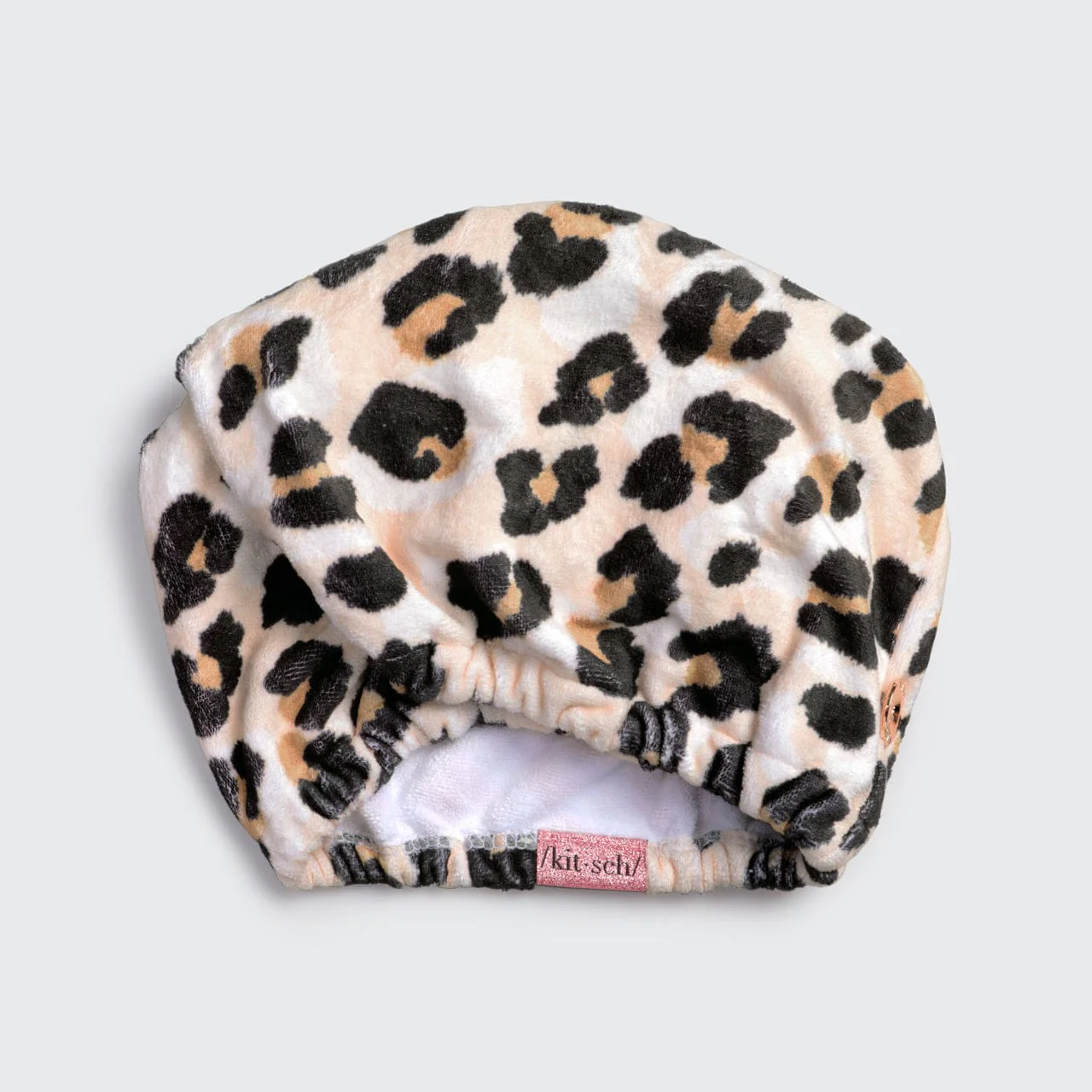 Microfiber Hair Towel in Leopard - Image 5