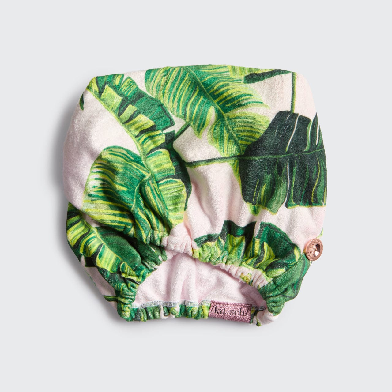 Microfiber Hair Towel in Palm Print - Image 4