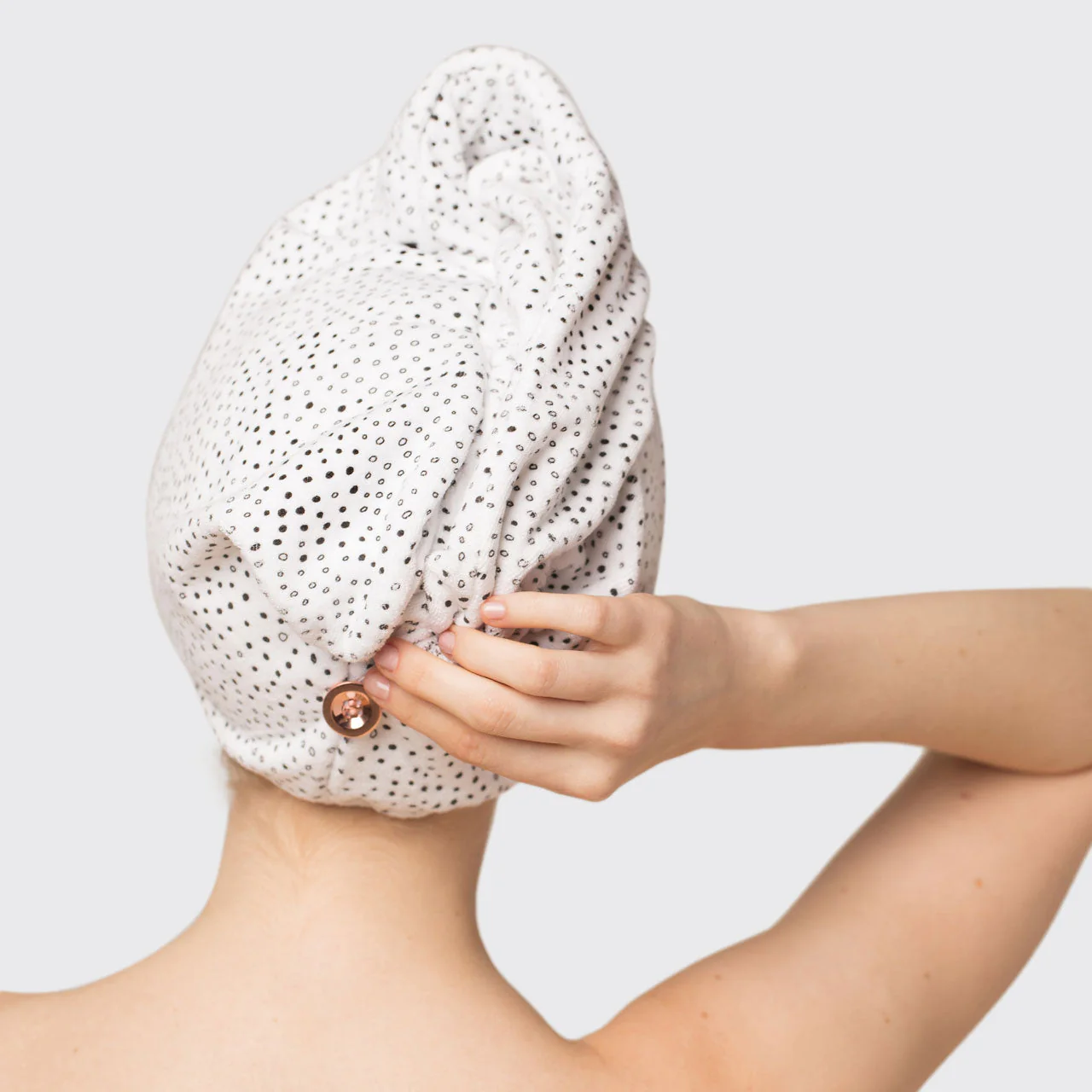 Microfiber Hair Towel - Micro Dot - Image 5