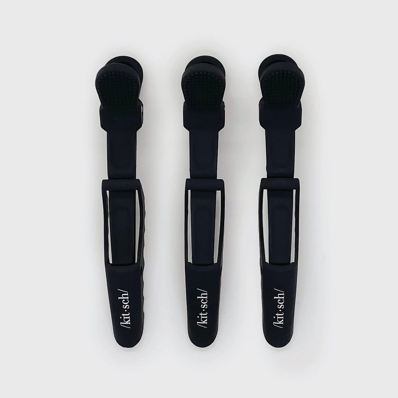 No Slip Crocodile Clip 3pc - Black - Image 4