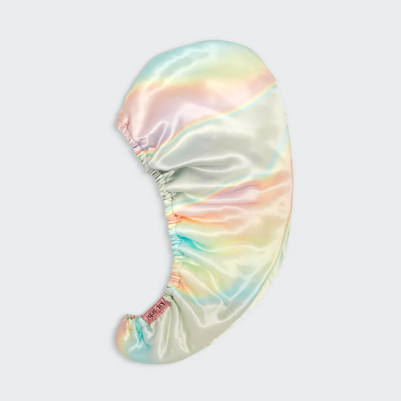 Satin-Wrapped Hair Towel - Aura - Image 2